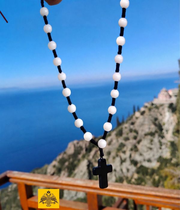 Lant Colier (Piatra Naturala)Sfanta Cruce - din Muntele Athos “ Grecia