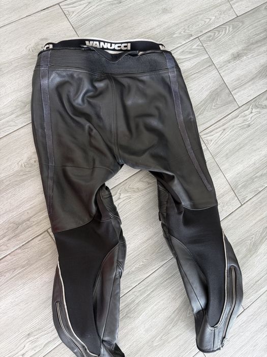 Pantaloni moto piele vanucci
