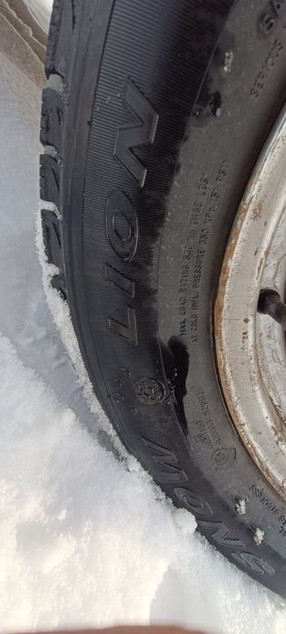 Шины липучка 4 комплект с дисками