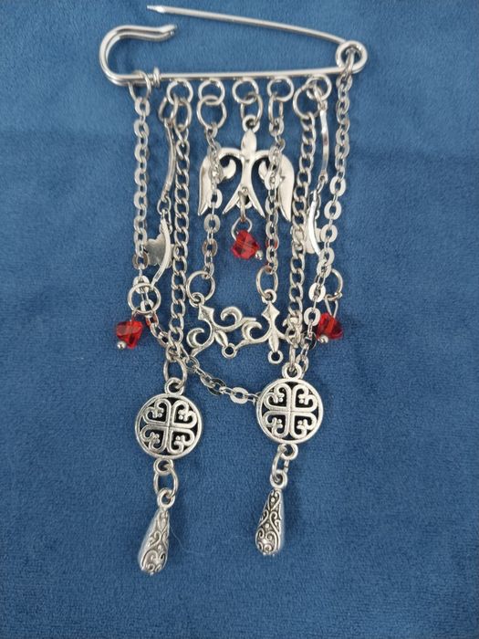 Брошь -булавка в этно стиле