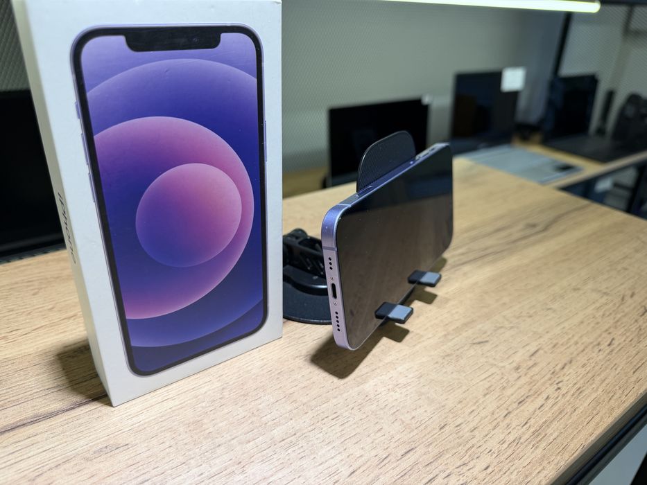 iPhone 12, 128 GB, АКБ76%, Purple, 2539/А10