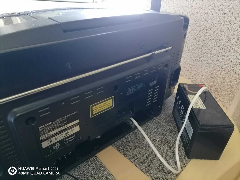 Dublu radio casetofon portabil boombox SHARP WQ CH800 (12V)