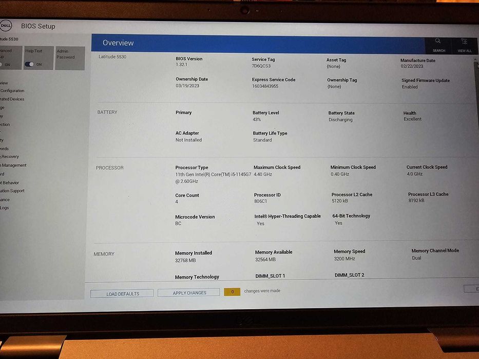 DELL 5350 i5 1145g7 32gb ram