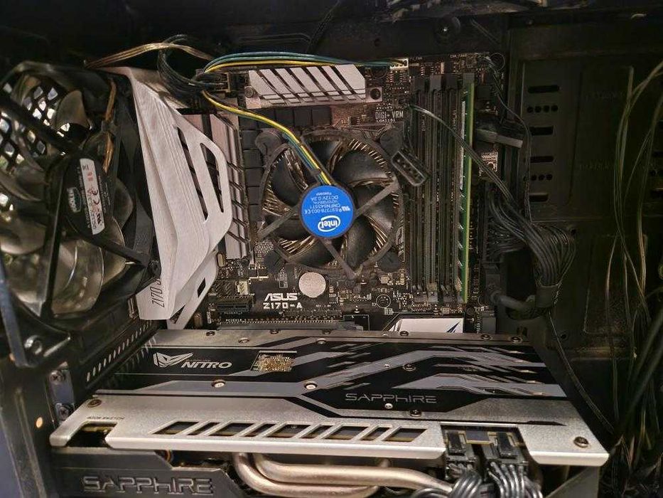 PC Intel I5-6600k 3.5GHz RX580 4GB 16GB RAM 500GB SSD Windows 10 Ready