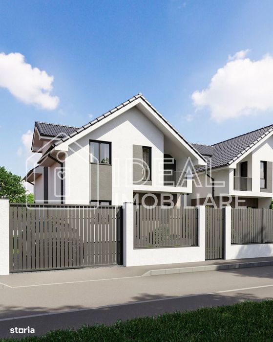 Casă individuală P + M – Șura Mare | 120 mp utili | 5 camere | Curte 2