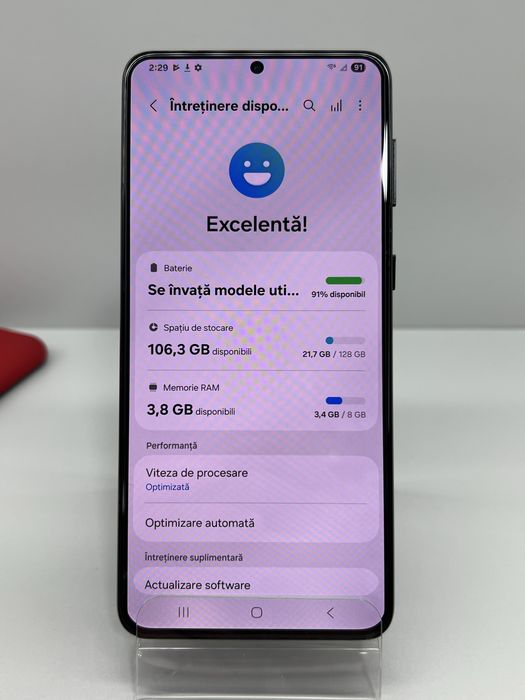 Samsung S21+ Plus 5G 128 GB Black impecabil