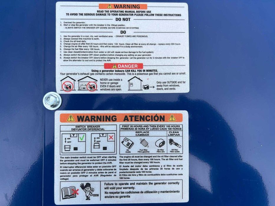 Генератор Ford – 7,9 KVA, тих, с AVR (Нов) + Видео