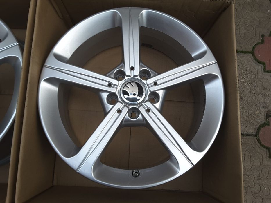 jante aliaj 17; 5x112; Skoda Octavia 2, Octavia 3, Octavia 4, Superb, Yeti