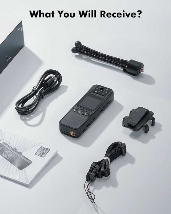 BOBLOV A26 Малка  камера за носене на тяло 64GB