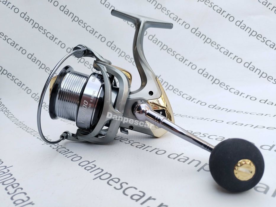 SET 4 Mulinete SAIMINO YT6000 Long Cast crap si feeder 0,25mm/200m
