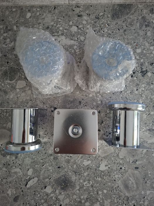 Picioare pat/ mobila  inox