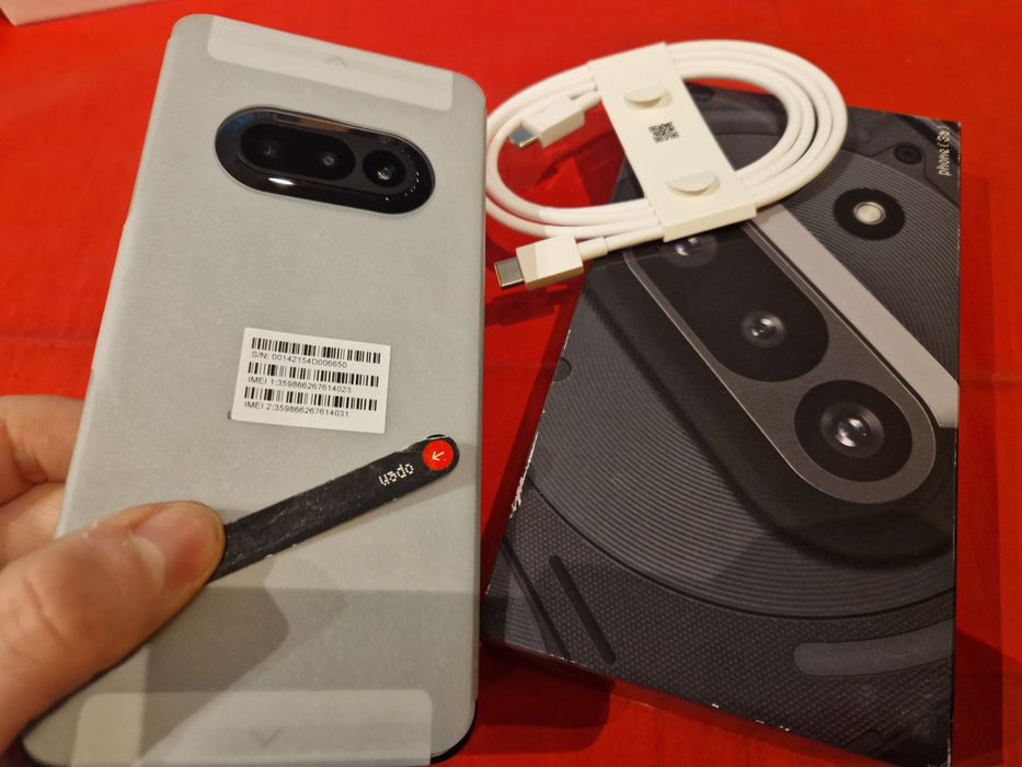 -Nothing Phone 3A-5G, Nou, Nefolosit, 128Gb, 8Ram, 0 cicluri incarcare