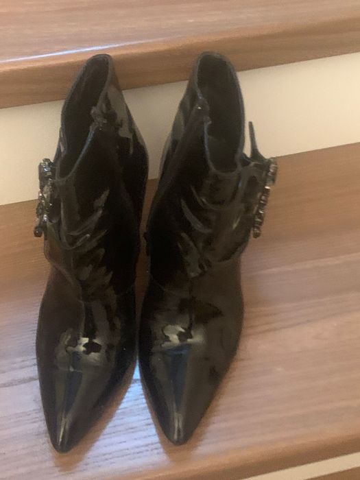 Ботильены черные  Италия 39 р, б/у