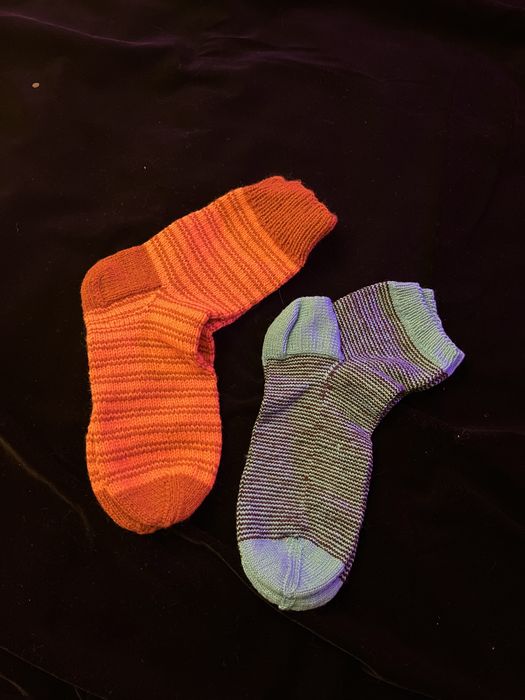 Шерстяные вязанные носки