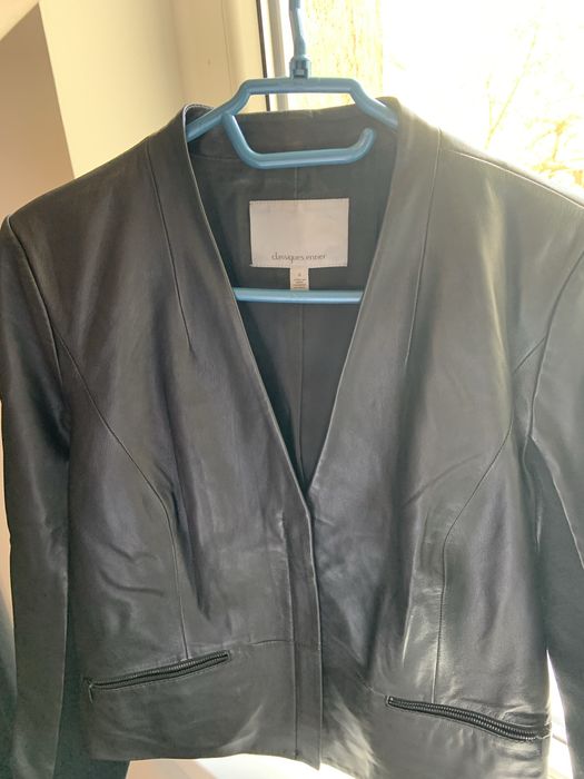 Geaca de piele eleganta