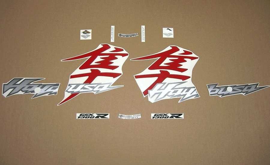 Стикери Сузуки 1340 Hayabusa 2019-2020г лепенки Suzuki Хаябуса графики