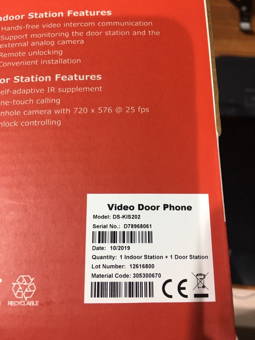 Домофон аналоговый