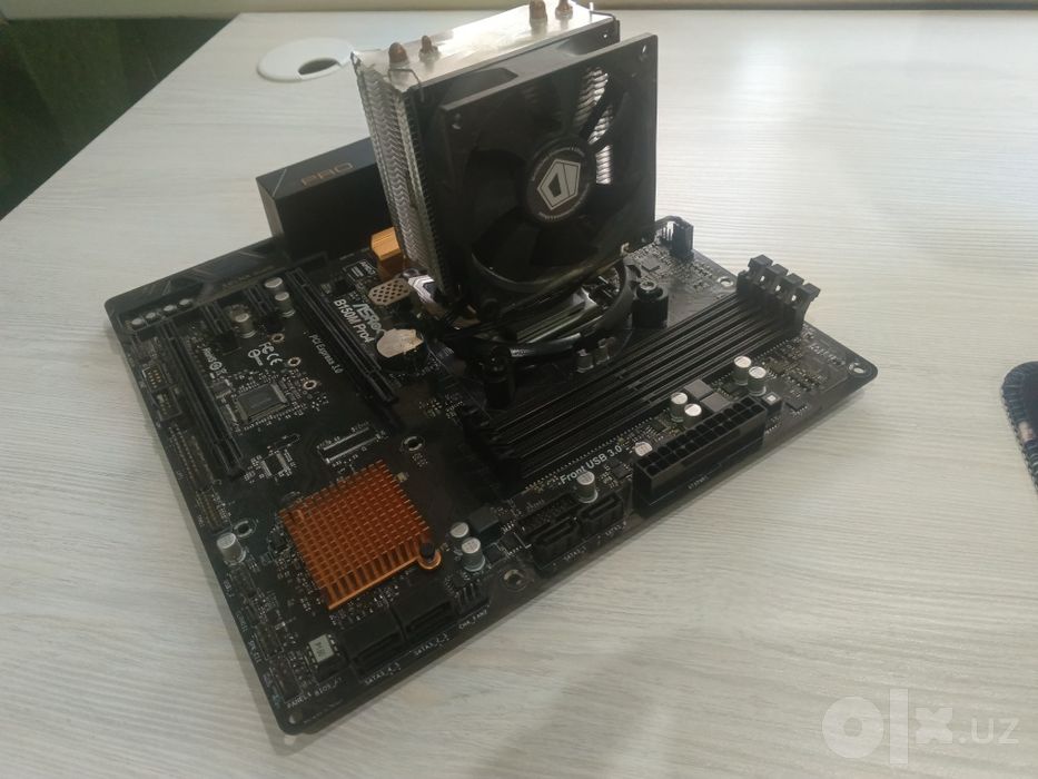 Комплект: ASRock B150M Pro4 + Intel Core i5-6600 + Башенный кулер