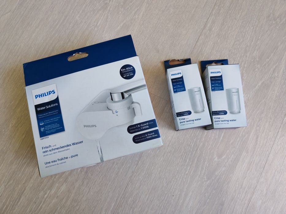 Пречиствател за вода Philips + 3 филтъра и безплатна доставка