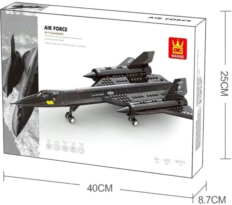 Конструктор лего боевой самолет SR71, лего самолет