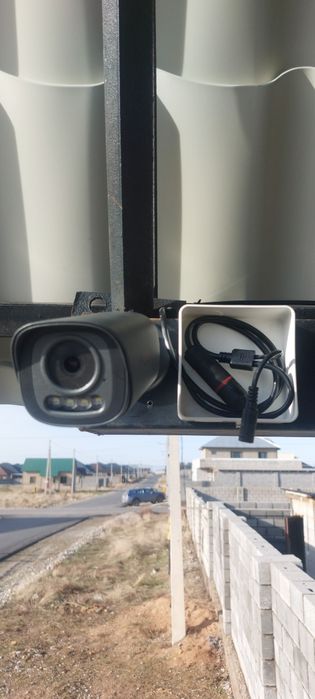 установка видеонаблюдения домофона  камера