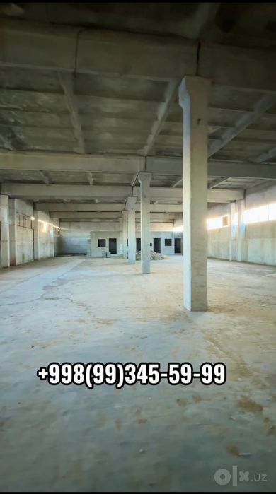 Склад хам Офис арендаға бериледи, ислеп шығарыуға қолайлы 380 ток бар.