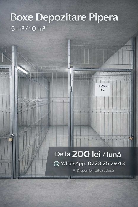 Boxă depozitare 5 m² – Ivory Residence Pipera