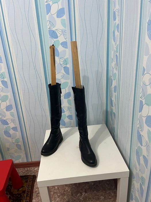 Продам сапоги кожаные