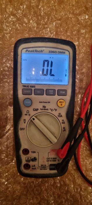 Multimetru Peatech 3360DM (fluke probes and leads)