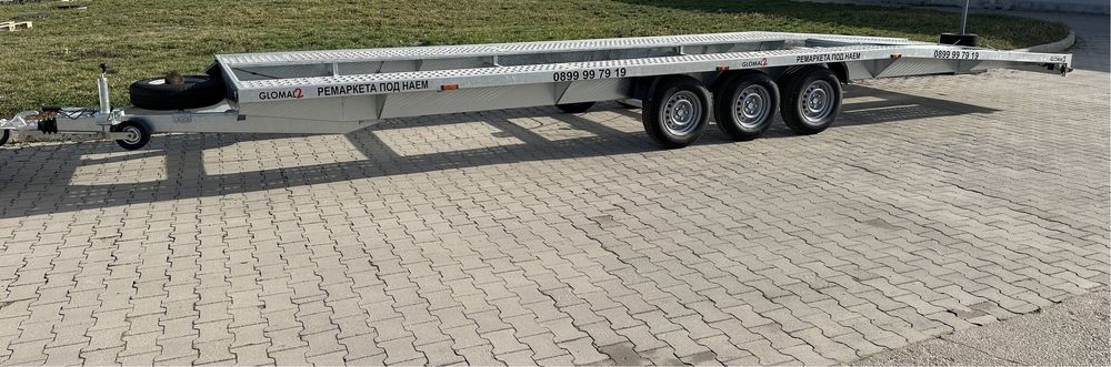 Двойни автоплатформи под наем / 8.50м Х 2.10м / 2720кг полезен товар