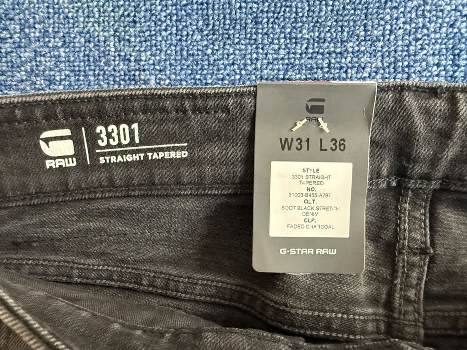 G-Star Raw 3301 Straight ОРИГИНАЛНИ мъжки дънки - 30/31