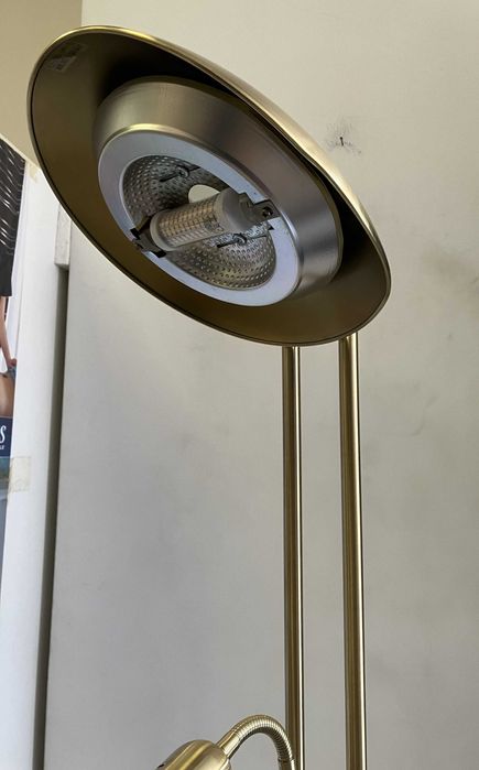 Лампа стояща ( подова) от месинг - работеща