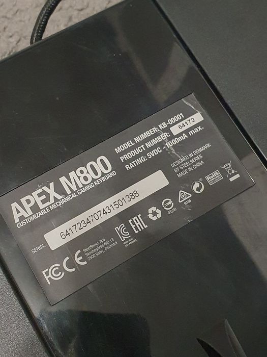 Steelseries Apex M800 RGB