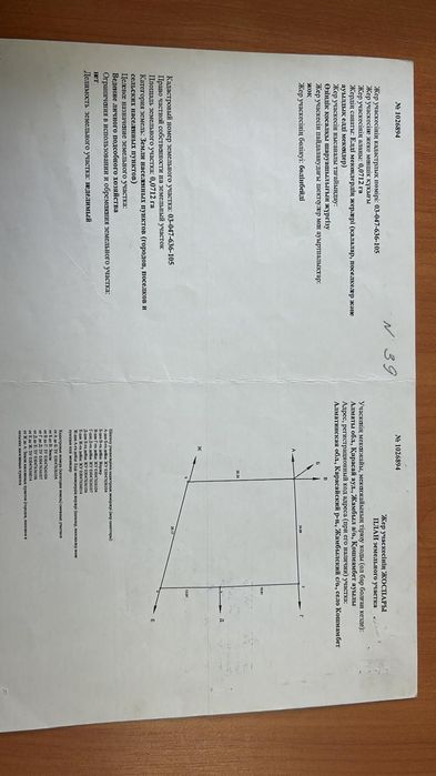 Участок Кошмамбет