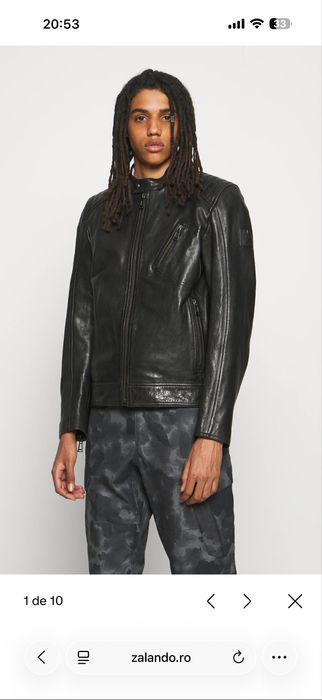 Geaca Piele Belstaff 100% Originala !!!