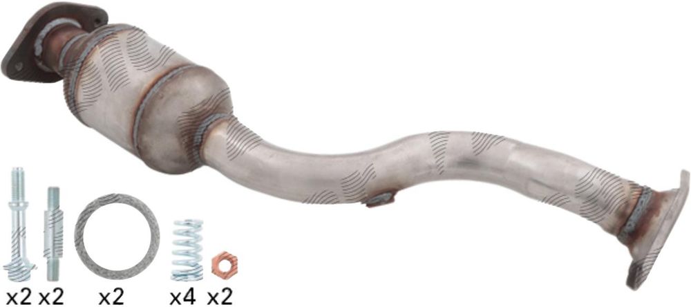 Catalizator Nissan Qashqai 1 (J10) 2007-2010, 2.0, 2.0 4WD, Norma gaze: Euro 4 (D4), OE 20010JD200, EEC