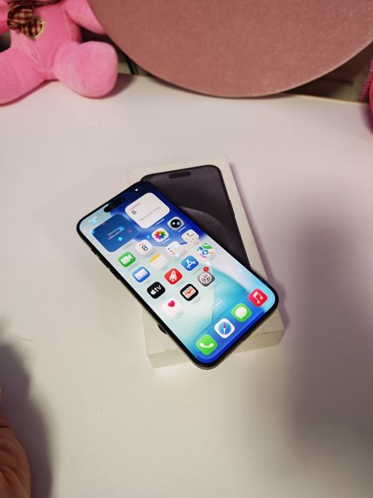 iPhone 15 Pro Max Black 98%Bat Fullbox Ca Nou totul original