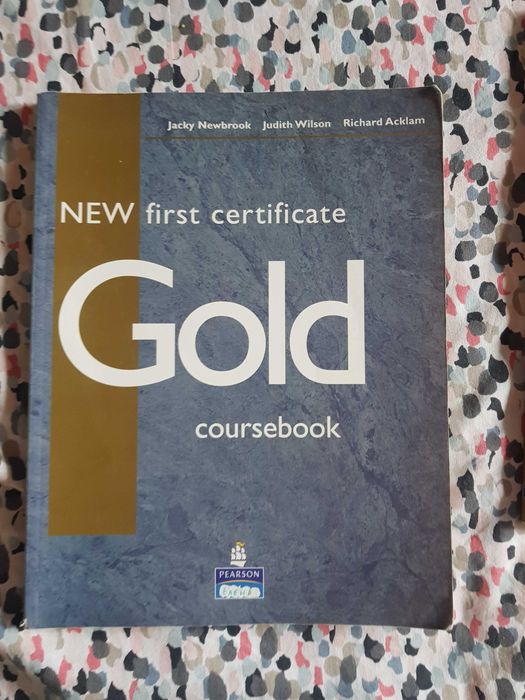 NEW First Certificate GOLD Coursebook