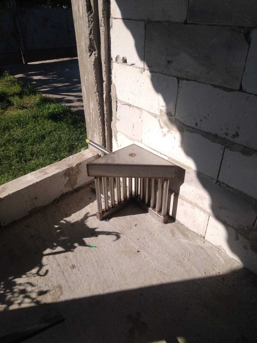 Registru termic din inox pentru sobă de colț!