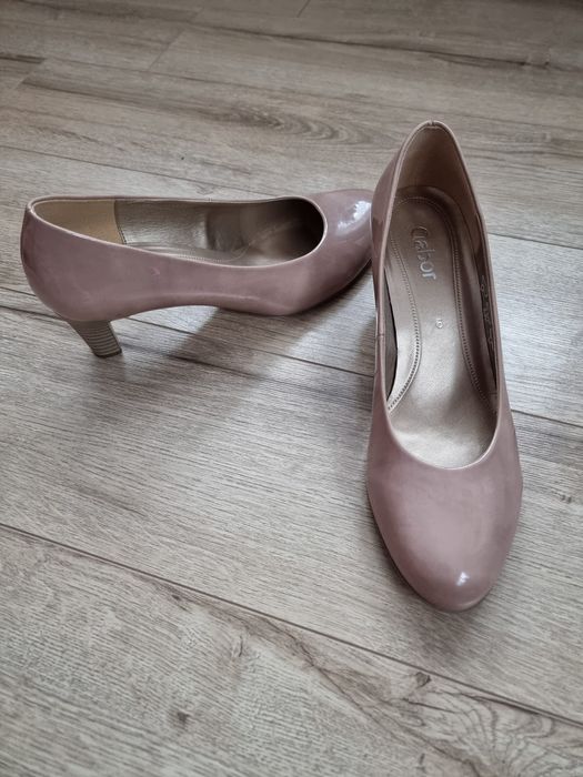 Pantofi cu toc din piele naturala, Gabor, mărimea 39