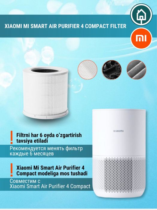 Xiomi 4 compakt filtri