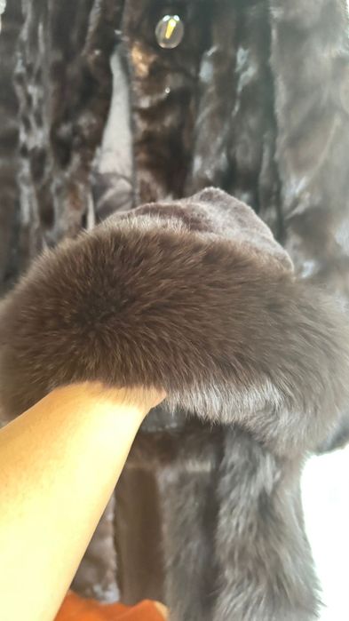 Норковая шүбә и шапка