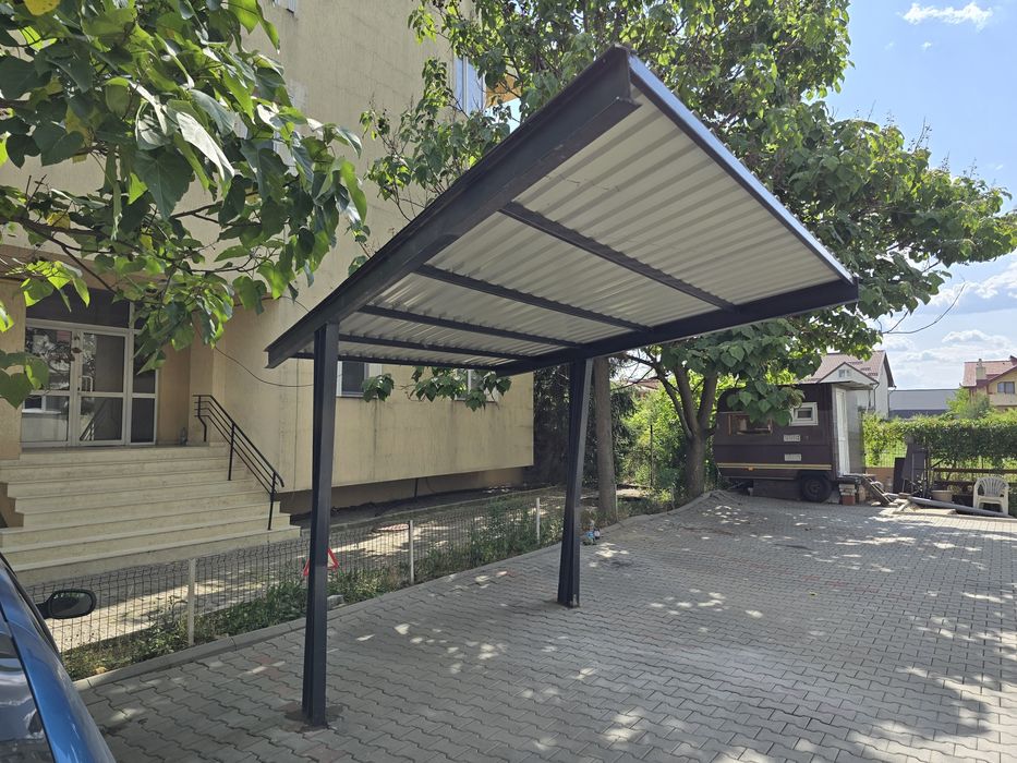 Carport (copertina auto) 5,00m x 3,00m x 2,20/2,00m