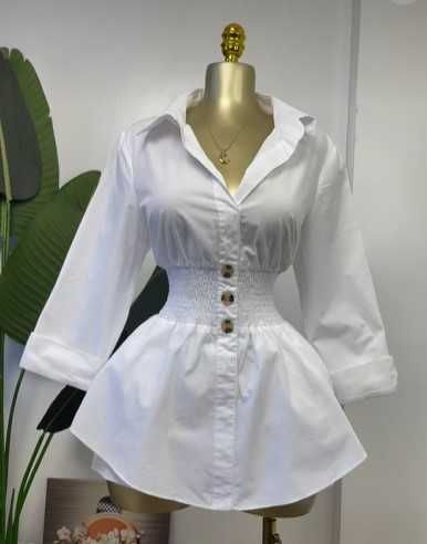 Дамска риза туника с пеплум