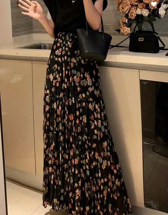 Fusta flori bohemian