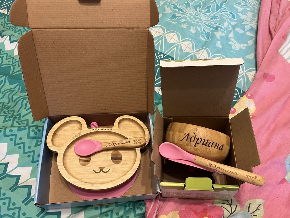 Чисто нови бамбукови съдове за хранене YumYum Bamboo