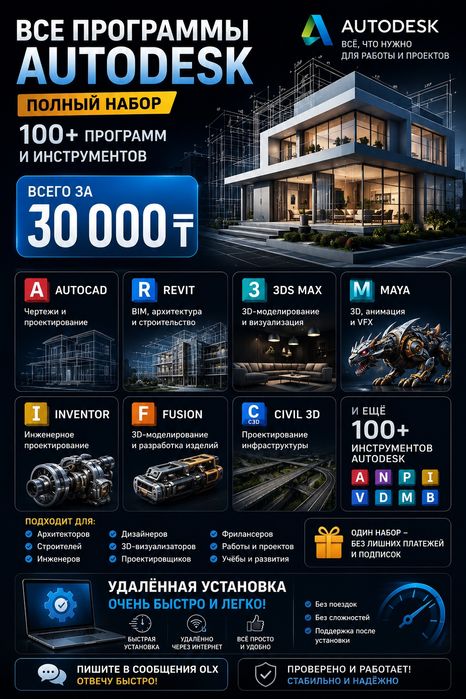 Все программы Autodesk