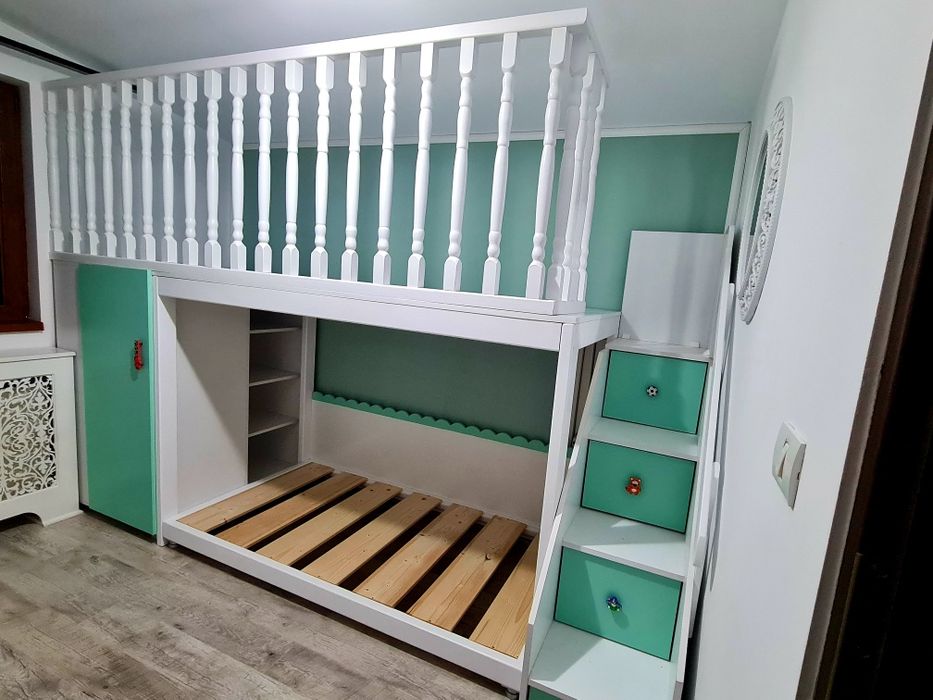 Pat copil+loc de joaca