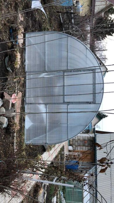 Теплица усиленная из поликарбоната