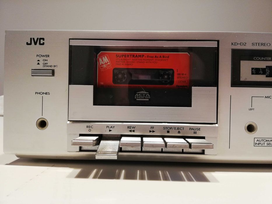 Stereo Cassette Deck JVC model KD-D2E - Impecabil/Vintage/Japan